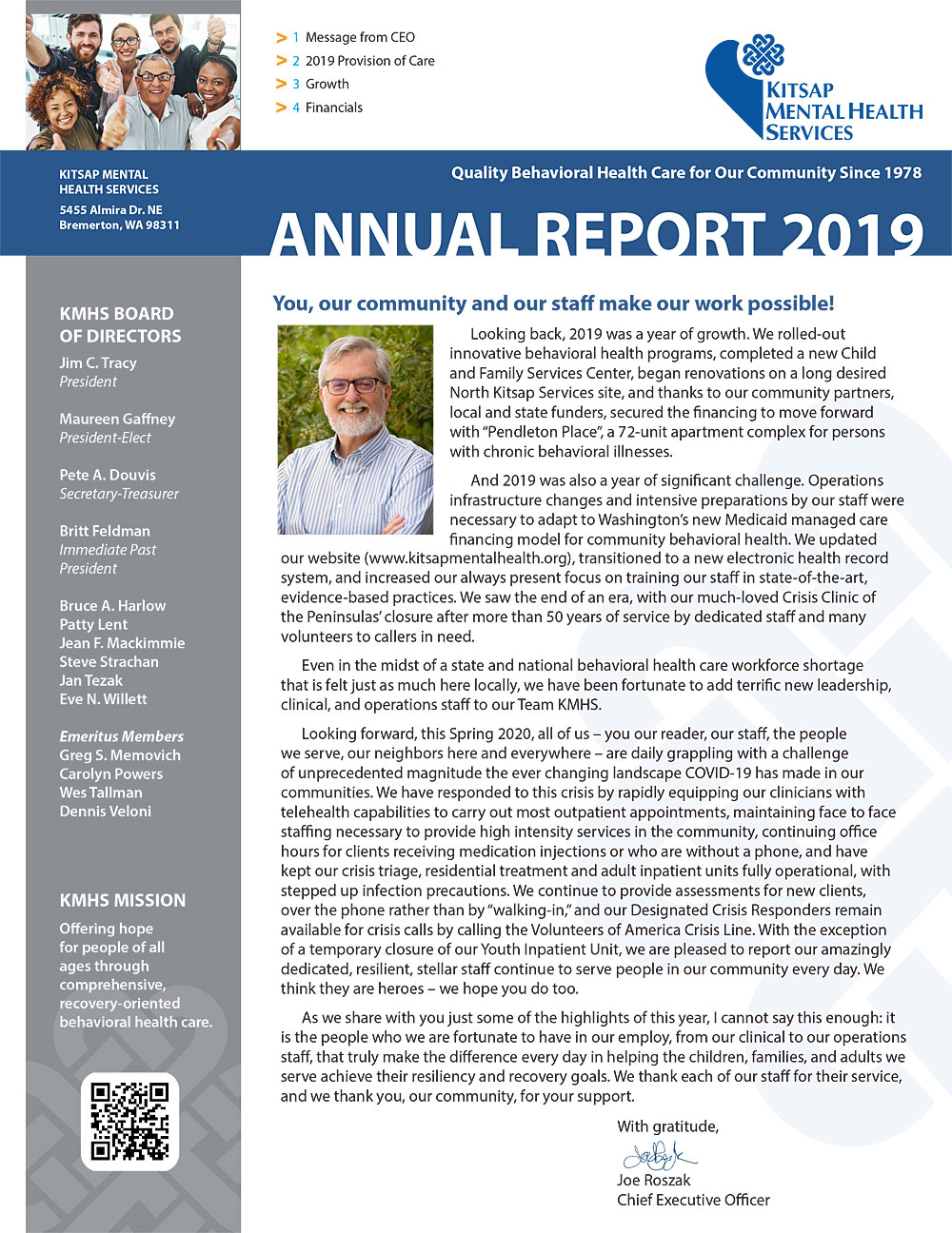 2019 KMHS Annual Report Cover