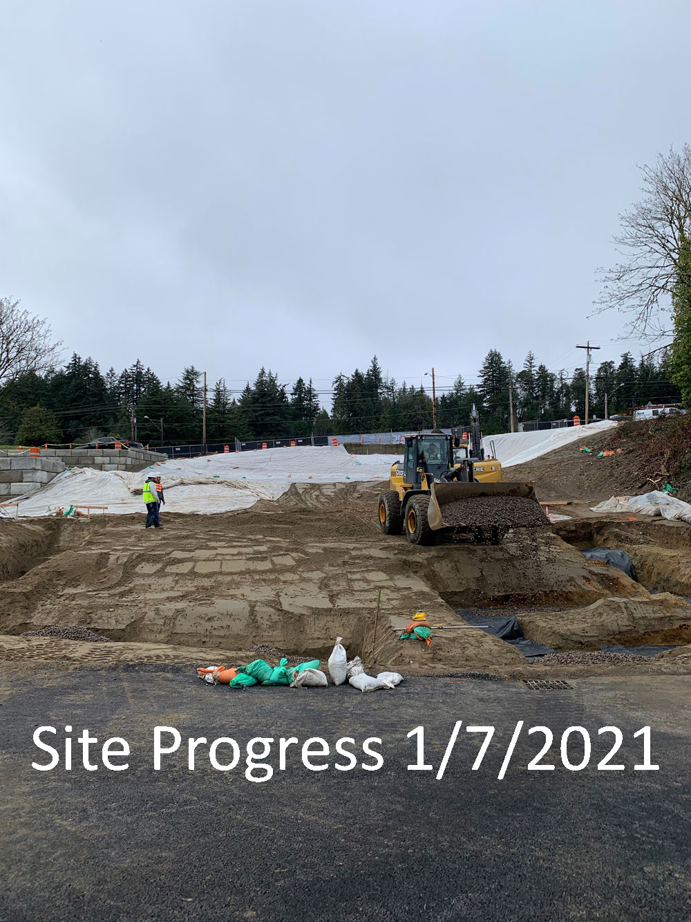 Pendleton Place Site Progress 1/7/2021