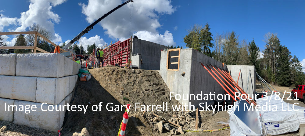 Pendleton Place Foundation Pour 3/8/2021