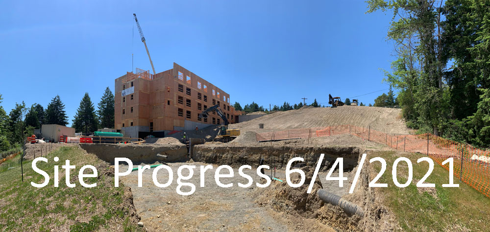 Pendleton Place Site Progress 6/4/2021