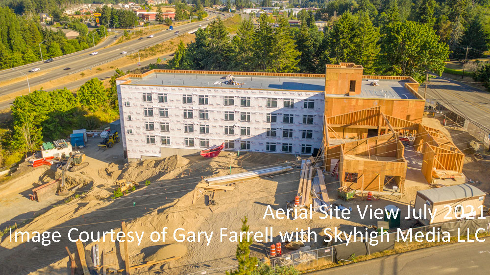 Pendleton Place Aerial Site View July 2021