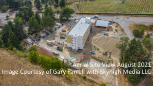 Pendleton Place Aerial Site View August 2021